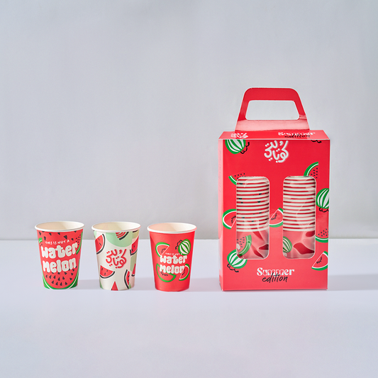 50 Not A Watermelon Paper Cups - 9 oz