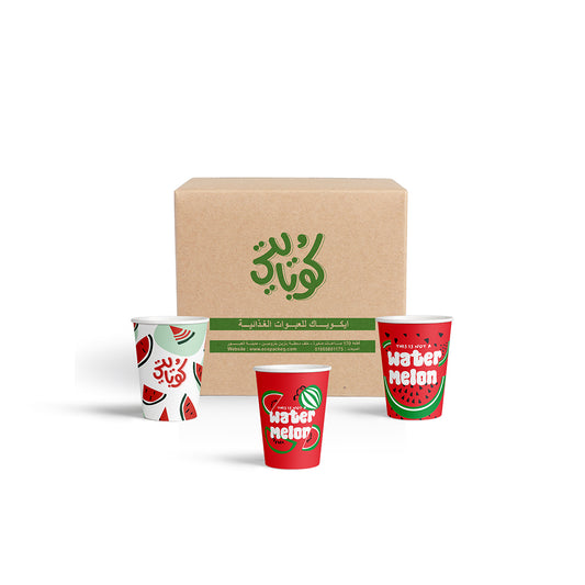 Not A Watermelon Collection - 1000 Paper Cups - 9 oz